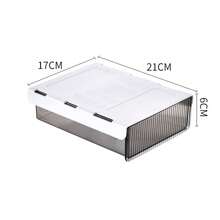1pc Transparent Drawer Organizer, Suitable For Stationery, Cosmetics, Office Desk, Student Desk, Computer Desk, Wall-Mounted Design - Upgraded Version - View 14