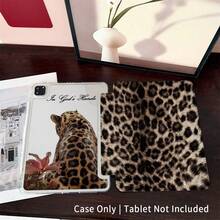 Cheetah,Leopard Print An Inspirational Leopard - Patterned Protective Tablet Case Set - Ideal For Spiritual Enthusiasts And Fashion Enthusiasts,Protective Folio Table Case With Pen Holder,Compatible With  10.9/10.2/ Air 5th Gen/Pro11/10th/9.7/Air 2/ (7th Gen)/  (8th Gen)/ Air 4/5/ Pro 11 - 查看 11