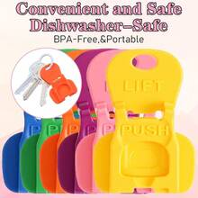 8Pcs Soda Can Opener Set, One-Hand Easy Tab Opener And Drink Protector, Reusable Colorful Complete-Cover Plastic Can Toppers, Fits , Beer & Aluminum Beverage Beer, Soda, And Aluminum Cans - Xem 4