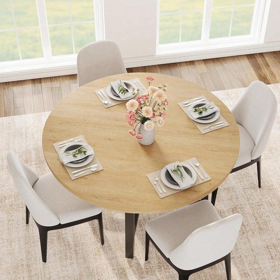 Dining Tables - Natural Wood Color - View 1