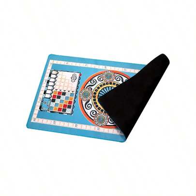 进口彩色瓷砖大师花卉瓷砖故事板游戏垫桌布