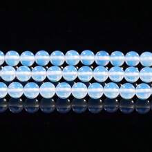 Natural White Stone Beads Howlite Crystal Pearl Jades Moon Round Loose Waist Beads For Jewelry Making DIY Handmade Bracelet - Multicolor - View 22