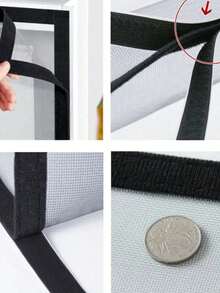 Self-Adhesive Mosquito-Proof Screen Window, Screen Window, Window Screen, Removable, Suitable For Household Windows. - A - View 5