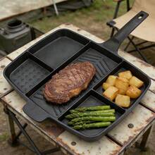 5-In-1 Lazy Man Frying Pan Multi Hob Cooker Non-Stick Breakfast Cooking Skillet Multipurpose Electric Cooking Pot For Home Kitchen - View 5