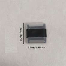 Creative Dual-Head Lint Remover, Manual Fabric Shaver, Sweater Defuzzer, Portable Clothes Fuzz Trimmer - Black 1pc - View 2