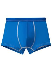 Set de 4 boxers estampados con camiones de ingeniería azules para niños, shorts de ropa interior para niños - Azul y blanco - Ver 3