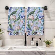 1/2/4/6/8/10/12PC Interesting Kitchen Towels And Dishcloths, Bathroom Towels, Super Absorbent Polyester,Retro Floral Designs, Featuring Elegant Floral And Bird Patterns, Decorative Gifts, Decorative Dishcloths, Quick-Drying Sponges, Soft Absorbent Dishcloths, Cleaning Supplies, Kitchenware. As Birthday Gifts, Family, Souvenir , Washable, Machine Washable, Lightweight, Breathable, Comfortable, Unique, 280gsm For Him, Her Personalized Ideal Gifts For Her, Him, Family, Boyfriend, Girlfriend, Father, Family, Mother, Lover, Daughter, Son, Grandfather, Grandmother, Friend, Classmate. Perfect Camping, Travel, Home, Daily Life, Office Decoration, Birthday, Anniversary, Valentine's Day, Thanksgiving, Christmas, Halloween, Mother's Day, Father's Day, Wedding, New Year Gifts ,Sofa,Bed,Car,Bedroom,Living Room,Office, Outdoor Camping, Practical Decorative Use - 多色15 - 查看 2