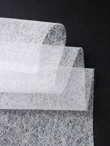 200/100片装一次性指甲滤纸，指甲垫防尘滤纸 - 白色 - 查看 6
