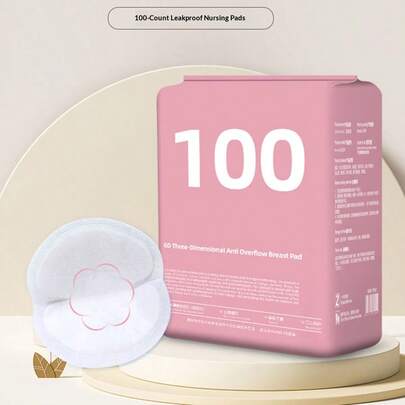 100 miếng lót thấm sữa dùng một lần, cần thiết cho các bà mẹ cho con bú, mềm mại và siêu thấm hút, miếng lót chống rò rỉ sau sinh, cần thiết cho bé trai và bé gái sơ sinh, 100 miếng lót thấm sữa mỏng dùng một lần dành cho phụ nữ mang thai và cho con bú.