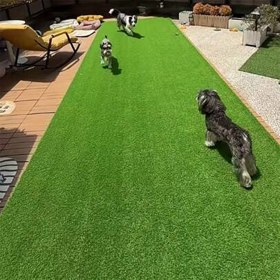 قطعة من العشب الاصطناعي، عشب زخرفي لملعب الحديقة، ديكور طاولة خارجي، حصيرة تدريب الحيوانات الأليفة، تنسيق مناظر طبيعية لحديقة المنزل