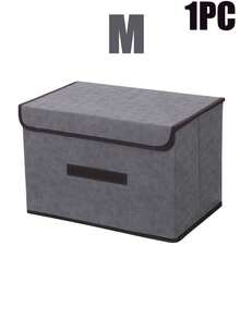 2pcs/1pc Foldable Storage Basket, Underwear, Socks, Clothes Portable Storage Box, Dustproof Moisture-Proof Wardrobe Storage Box, Non-Woven Fabric Storage Basket, Multi-Functional Storage Basket - View 12