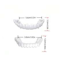 The New Perforated Tooth Cover Is Suitable For Both Men And Women, With Quick And Easy Replacement For Daily Use - White - View 4