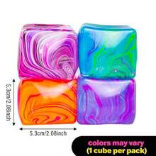 1pc New Nee-Doh Rotating Ice Cube Stress Relief Ice Cube Candy - Birthday Gift - Christmas Gift - Perfect Gift - Collection Display - Hobby Collector - Squeeze - Multicolor - View 6