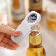 1/3pcs Multi-Function Bottle Opener, Magnetic Bottle Cap Opener, Can Opener, Suitable For Beer, Beverages And Canned Food - Multicolor - View 8