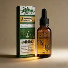 100%纯迷迭香精油 - 蒸汽蒸馏，纯素配方。滋养秀发和肌肤，适合所有肤质。多用途天然护理！30毫升 - 綠色 - 查看 3
