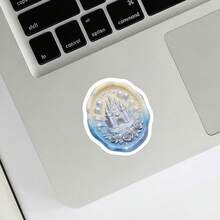 50 PCS Vintage Wax Seal Stickers, Aesthetic Floral & Carousel Decorative Decals For Journaling, Scrapbooking, Gift Wrapping, Stationery Crafts, Perfect For Bullet Journals, Planners, Envelopes, Laptops, Water Bottles, And DIY Art Projects, Ideal For Adults, Creators, And Stationery Lovers - Multicolor - View 3
