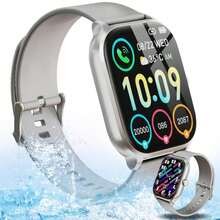 Bluetooth Smart Sports Watch, 2.01 Inch Waterproof Smartwatch With Heart Rate Monitor For Women And Men, Pedometer, Compatible With IOS And Android. (Black) - Silver - View 9