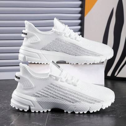 1 đôi giày thể thao nam lưới rỗng, kiểu dáng slip-on, thích hợp cho bãi biển, đường phố, phòng tập thể dục, hoạt động ngoài trời, mẫu dép lưới thoáng khí mùa hè 2026 mới.