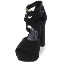 MODARPE Women Heeled Sandals - 黑色 - 查看 4