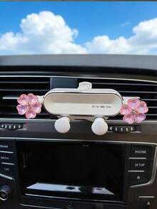 车载手机支架，爱车五瓣花车载支架，车载出风口支架，手机导航固定支架 - 彩色 - 查看 12