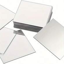 10pcs 3 Inch X 3 Inch Mini Square Acrylic Mirror Stickers, Suitable For DIY Crafts - Multicolor - View 5