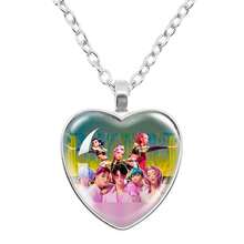 Magical Girl Group Time Gem Heart Necklace - Multicolor - View 4