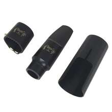 Alto Saxophone Mouthpiece With Plastic Cap And Ligature Set - Multicolor - View 3