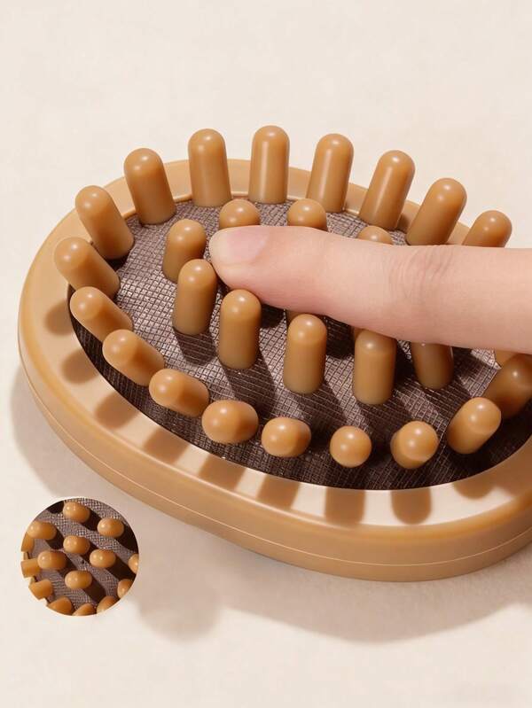 Anti-Cellulite Wooden Essential Oil SPA Cushion Massage Comb Scalp Massage Brush Body Massager Fitness Accessories