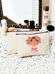 母亲节礼物袋，送给妈妈的ins风迷你帆布袋，可爱精致 - A - 查看 2