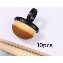 10/5-Piece Cleaning Brush Set, Everyday Makeup Brushes, More Convenient And Time-Saving, Gentle On Fingers (Pink, White, Black) - Multicolor - View 19