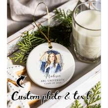 R-graduation Ceramic Ornament