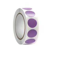 1000 pezzi Adesivi a pois colorati, etichette di codifica colorate rotonde da 13 mm a 19 mm, 10 colori tra cui giallo, verde, rosso, rosa, arancione, blu, viola, bianco, nero, multifunzionali per organizzazione di ufficio, aula scolastica, impermeabili e autoadesivi in PVC - Etichette a punti colorati - Visualizzare 9