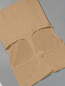 1Pc Women High Waist Shapewear For Tummy Control, Hip Lifting, Postpartum Recovery - Lace Trim Waist Trainer Body Shapers Gym Accessories Belly Slimming Girdles, Lumbar Girdles Belly Slimming Corset - 杏色 - 查看 5