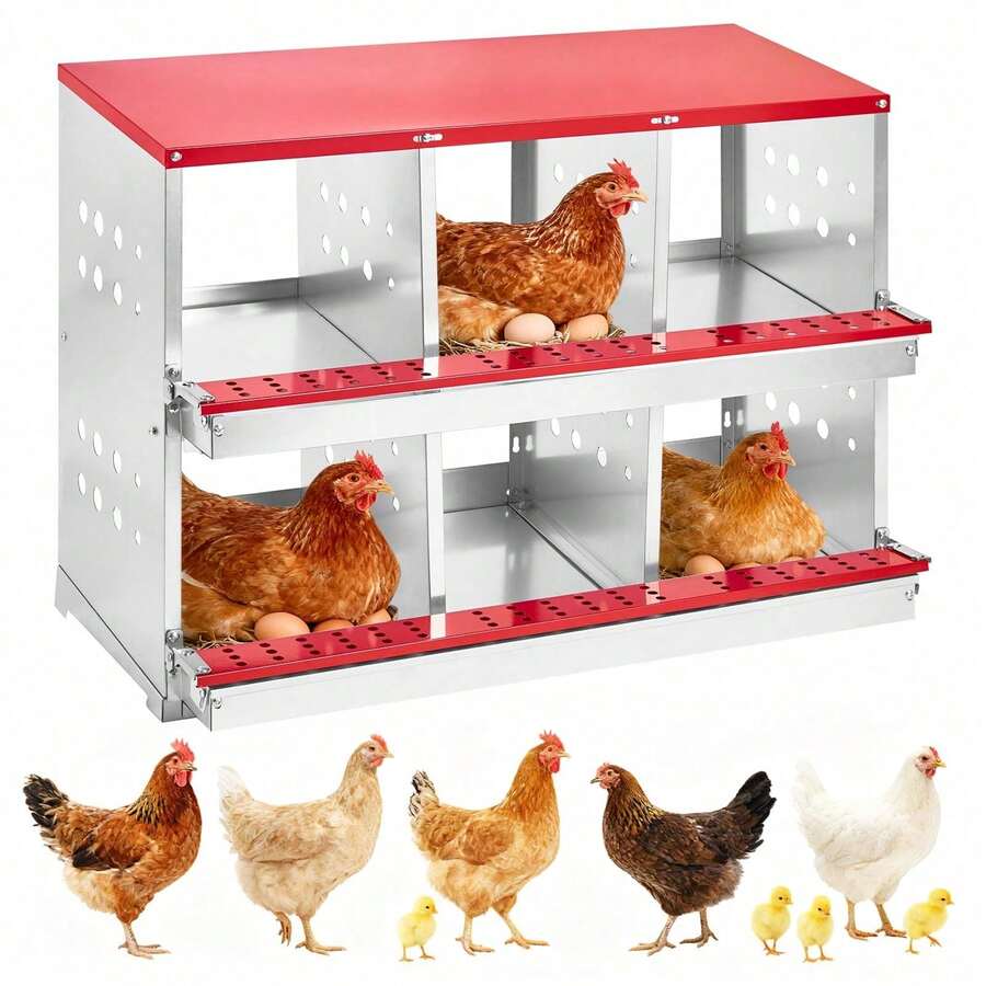 Farm Animal Coop - Red - View 1