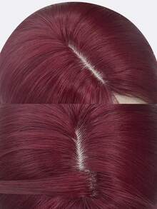 这款28英寸长的合成假发，拥有自然波浪卷发造型，并采用迷人的酒红色。中分设计，由耐热纤维制成，经久耐用。这款假发非常适合日常佩戴，也适合派对、角色扮演和聚会等场合，能够打造自然逼真的效果，是送给女性的理想礼物。 - 酒紅色 - 查看 6