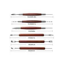 35pcs Ceramic Art Tools Set, Clay Sculpting Dotting Pen - 32-piece Pottery Tool Set - View 4