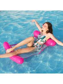Inflatable Floating Chair/Lounger, Foldable Inflatable Pool Chair For Summer, Suitable For Spa Centers, Swimming Pools, Beach Parties, Vacation, Multi-Functional Pool Party Summer Outdoor Water Entertainment Floating Chair, Portable Floating Chair Bed, Ideal For Travel, Summer Birthday Gifts, Party Gifts, Student Gifts - Floating Chair - View 5