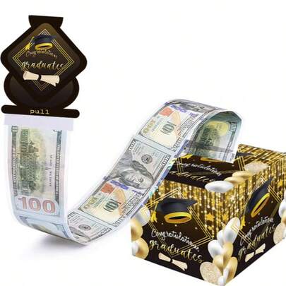 Quà tặng tốt nghiệp cho nam và nữ, Quà tặng tốt nghiệp hài hước cho sinh viên đại học, Hộp đựng tiền bất ngờ có kèm thẻ rút quà, Bộ tự làm hộp đựng tiền tốt nghiệp có thẻ rút quà