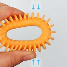 Đồ chơi ngậm miệng cho chó con, đồ chơi vòng cao su cho chó con, đồ chơi kêu chíp chíp cho chó, bóng kêu chíp chíp cho chó, đồ chơi ném cho chó, đồ chơi cao su cho chó con, đồ chơi gặm có gai cho chó, đồ chơi thú cưng cho chó nhỏ và vừa, đồ chơi cho chó con - Nhiều màu - Xem 5