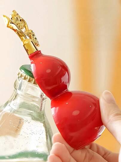 1个多功能开瓶器 - 杠杆式开瓶器 + 锯齿状瓶盖移除器，磁吸式冰箱贴，创意家居装饰，高品质实用礼品，轻松开启瓶盖，适合女性，厨房和酒吧装饰