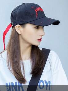 1 件装，夏季新款，防晒帽，夏季女士棒球帽，男女时尚遮阳帽，户外旅行多功能刺绣字母遮阳帽，夏季登山遮阳帽，沙滩情侣遮阳帽，休闲卡车司机帽 - 彩色 - 查看 8