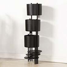 SSS - Soporte de esquina para plantas de metal para interiores 6 niveles 6 macetas para exteriores estantes para sala de estar estante de almacenamiento en macetas estante decorativo para - negro - Ver 7