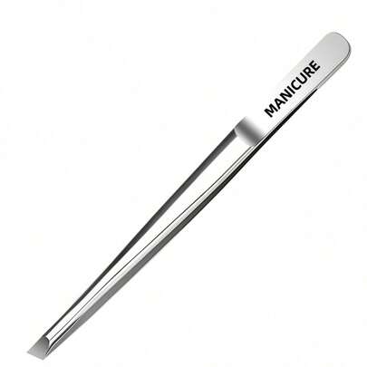 Stainless Steel Adjustable Single-Hole Eyebrow Tweezer, Durable For Eyebrow And Eyelash Trimming, Unisex Beauty Tool Set