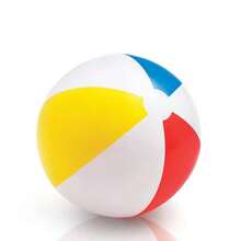 Colorful Striped Polka Dot Transparent Inflatable Beach Ball Water Toy, Suitable For Birthday Party, Hawaiian Theme Decoration, Swimming Pool Party, Summer Gift - Multicolor - View 7