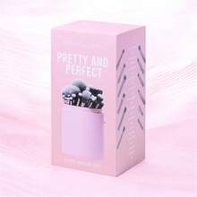 24-Piece Beauty Creations Brush Set (PRETTY AND PERFECT). - Pink - View 1