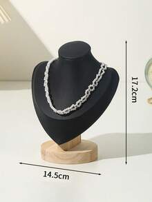 Velvet Necklace Display Stand And Chain Display Stand, Display Racks For Jewelry Storage, Display Tools Designed For Necklaces And Jewelry. Suitable For Home Or Store Display. Multifunctional Jewelry Storage And Display Rack, Applicable For Home And Decoration - Multicolor - View 8