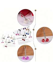 1/12 chiếc kẹp tóc ngọc trai, kẹp tóc hình chữ U, ghim cài khăn trùm đầu và khăn choàng thanh lịch dành cho phụ nữ Hồi giáo - Nhiều màu - Xem 11