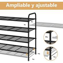 Shoe Racks - 4-tier Shoe Rack - View 6