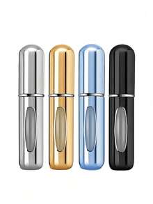 1/4/5/10Pcs 5ml Refillable Perfume Atomizer Bottle, Mini Portable Spray Container For Fragrance Travel Refill, Multicolor Empty Perfume Bottle, Compact Toiletry Accessory For Travel Essentials, Summer Vacation, Weekend Trips And Holiday Gift - Multicolor - View 34