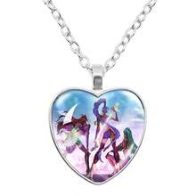 Magical Girl Heart-Shaped Necklace - Multicolor - View 20